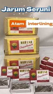 1 Pack isi 40 Kotak | Jarum Seruni No 0 1 2 | jarum paku | jarum paku panjang | jarum paku seruni | jarum pentul paku | jarum pentul seruni | jarum tusuk | paku jarum seruni | jarum bunga | jarum mading | jarum tile Office Pins Chrysanthemum accessoris