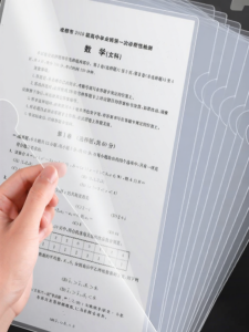 Waterproof Thick A4 Document Folder L Shape