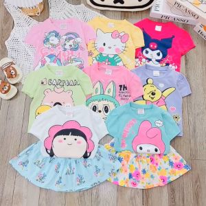 JanElla's CUTE TERNO SKIRT with undershorts SET (1 to 6 Years Old) for KIDS GIRLS 100% Cotton Made in Vietnam