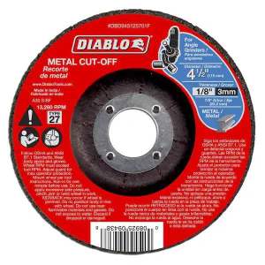 Diablo 4-1/2 in. x 1/8 in. x 7/8 in. Metal Cut-Off Disc with Type 27 Depressed Center