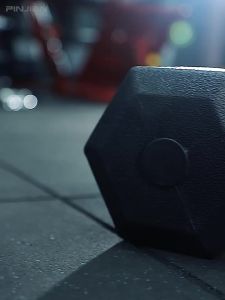 PINJIAN | Rubber Coated Hexagonal Dumbbells Pair