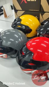 (FREE RAINBOW VISOR ) X-DOT Helmet G118 Libero Plain Half Helmet Scooter VESPA Helmet SGV Cruiser KEITH HELMT CRUISER Helmet Half Separuh 1/2 Helmet Steng - Driderz Helmets Shop