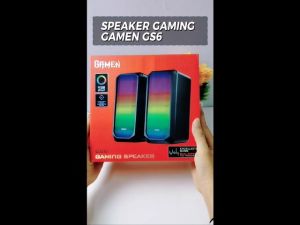SPEAKER GAMING GS6 GAMEN GS6 RGB Rhythm Lights Speaker Excellent Bass
