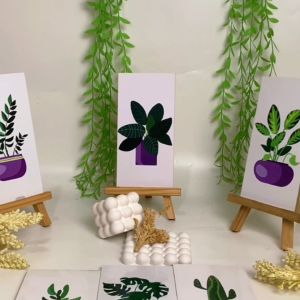 Dekorasi Poster Interior: Hiasan Dinding Dekoratif Botanikal & Pajangan Kayu