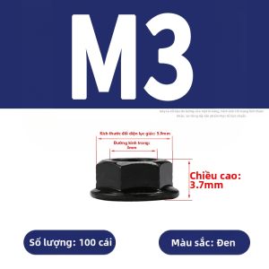 BAIRUITE | Đai Ốc Lục Giác Chống Trượt Có Khóa