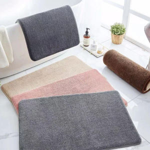 40X60CM Super Absorbent Floor Bathroom Antislip Velvet Door Mat Dries Quickly Soft Washable Machine Wash Home Decoration