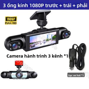 Camera Hành Trình Ô Tô 4 Ống Kính 360 Độ Ghi Hình 1080P Camera Hành Trình 3/4 Kênh Tùy Chọn Camera Trước Phải Trái Sau Tích Hợp Pin