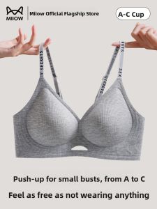Miiow | Cat Woman Seamless Thin Bra Prevents Sagging Enhances Bust Size Comfortable Support For Small Breasts Summer Style Underwear