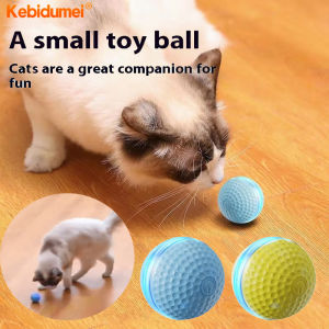 Kebidumei Interactive Cat Toy Electronic Automatic Moving Ball Cat Smart Rolling Ball Rechargeable 2 Modes Kitten Pet Interactive Training Pet Toy