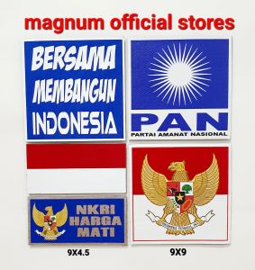 Logo PAN Kaos PDL Polo Tactical S - 5XL Lengan Panjang dan Pendek FREE BONUS 3 Emblem Patch Prepet Perekat Velkro Army