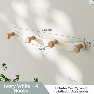 WEINIMEI | Wall Mounted Coat Hanger No Drilling Required