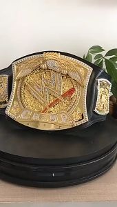 WWE Championship Belt Gold-plated Cosplay Gold Belt Wearable Adult Belt Collectible Belt