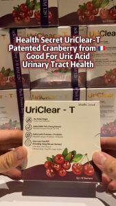 [SHG] HEALTH SECRET URICLEAR-T | High Dose Cranberry Extract Tart Cherry Probiotic | 尿酸保健营养素 (30S) 尿酸保健营养素 用法 尿酸保健营养素 用法用量 - Lazada