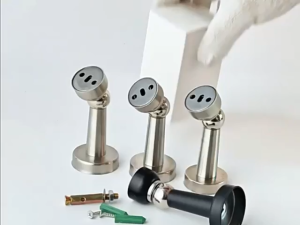 2Pcs Magnetic Door Stoppers Stainless Steel Magnetic Door Stop With Screws