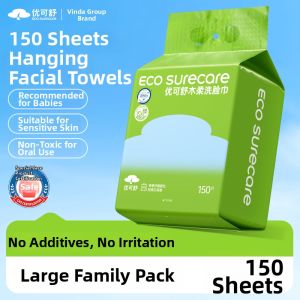 ECO SURECARE | Gentle Sensitive Skin Facial Wipes 150 Pcs