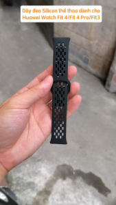 Dây đeo Silicon thể thao thoáng khí dành cho Huawei Watch Fit 4Fit4 ProFit 3