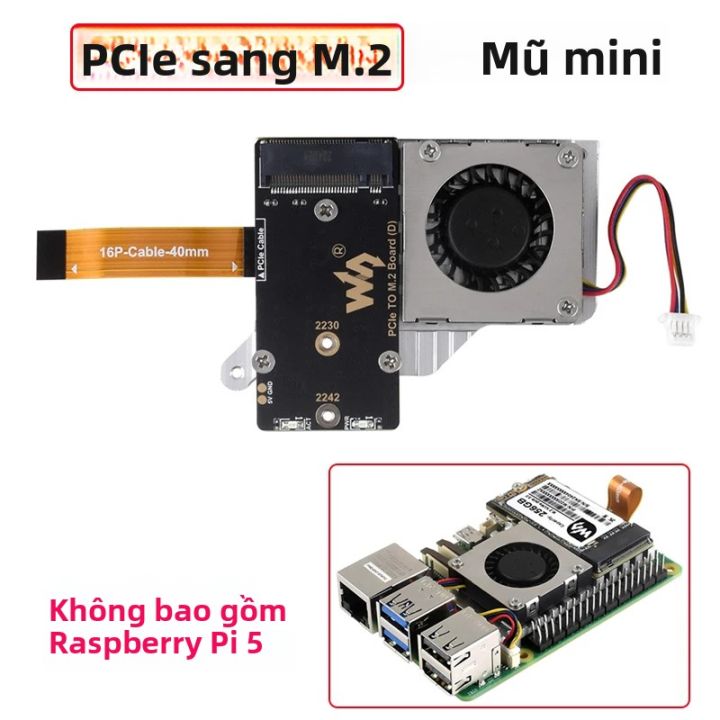 bật mí 10+ khoá học javascript miễn phí cho... Bảng Mạch Chuyển Đổi PCIe Sang M.2 Có Quạt Làm Mát Cho Raspberry Pi 5 ...