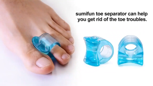VTTO 2PCS Soft Silicone Toes Separator Toes Valgus Spacers Thumb Corrector Feet Care Tool Thumb Valgus Release Pad Toe Separator