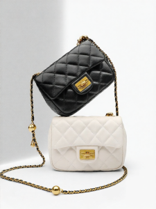 Belle | Real Leather Small Trendy Crossbody Bag Chain Bag