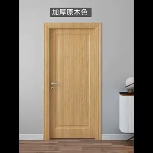 【Top Picks】 Door sticker waterproof and moisture proof old furniture renovation PVC self adhesive door wood grain wallpaper