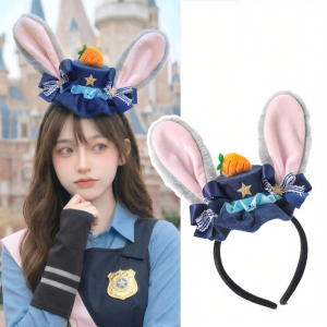 Cute Zootopia Judy Bunny Ears Headband