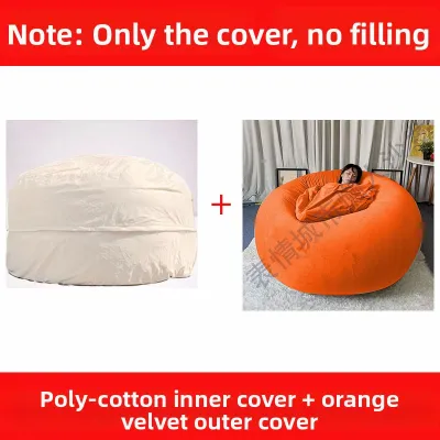 Oversized Lazy Bean Bag Chair for Single Use