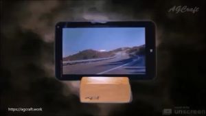 Phone Holder Wooden Craft Kayu With Amplifier 4 In 1. AGCraft Original