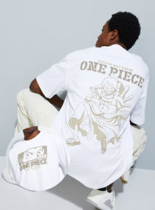 Bandai | Oversized Anime Mens T Shirt One Piece Streetwear Oversized Gym Workout Short Sleeves Graphic Tee Loose Casual Summer Y2k Tops