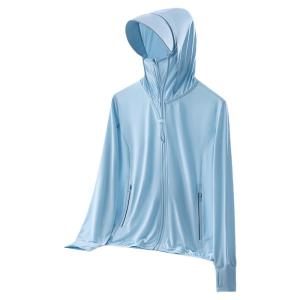 ROMON | เสื้อผ้ากันแดดผ้าไหมน้ำแข็ง Ro Mont เสื้อคลุมกันฝนสำหรับการเดินทางและกีฬากลางแจ้งสำหรับผู้ชายและผู้หญิงในช่วงฤดูร้อน