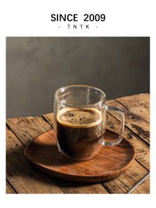 Large Capacity Double Layered Insulated Glass Coffee Mug for Women High Aesthetic Value Borosilicate Water Cup with Handle