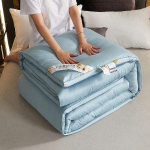 Class a Pure Cotton Soybean Fiber Winter Quilt Small Pattern Air Conditioning Spring Autumn Quilt for Dormitory Single And Double Bed