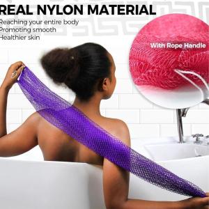 1 Pcs African Net Bath Sponge Exfoliating Washcloth Double Side Loofah Towel Back Shower Scrubber Body Bathroom Accessories