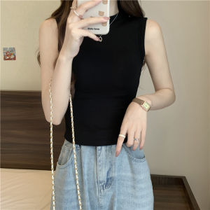 chaqi | Áo ba lỗ lót lông cừu dày không tay nữ mùa thu đông ngoài trời Áo khoác ngoài ấm áp bên trong không có lưng Áo sơ mi cơ bản