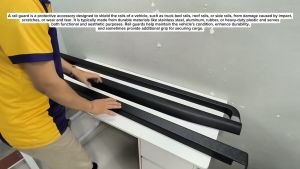 OC ISUZU D-MAX 2012-2022 RAIL GUARD/TAILGATE STRIP (BLACK) (10148)