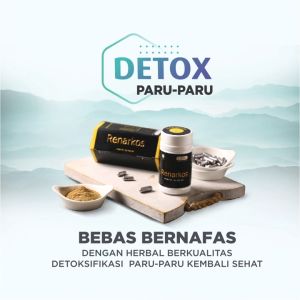 RENARKOS Obat Herbal Alami Detox Paru-Paru Anti Radikal Bebas Melancarkan Saluran Pernapasan