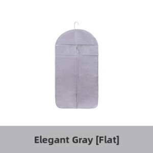 Washable Dustproof Clothes Cover Hanging Style Home Storage Coat Bag Suit Fur Hanging Garment Bag Wardrobe Organization