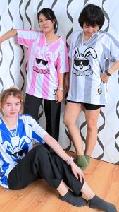 JK SPORT JERSEY เสื้อกีฬาลาย BUNNY 85 เนื้อผ้าเย็นสบาย ระบายอากาศได้