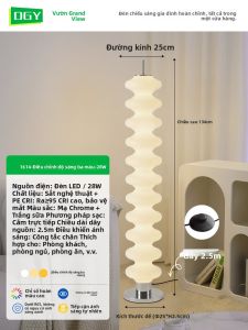 DGY | Đèn Sàn Hình Dưa Hấu Thiết Kế Sáng Tạo Đan Mạch