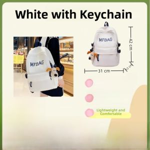 OUDENGPAI | High School Girls Backpack 2025 New Fashionable Ins Style Shoulder Bag Junior High Students Double Shoulder Bag Female