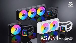 พัดลมชุดน้ำปิด CPU 1/2/3ตอน SNOWMAN KS120/240/360 LGA1700 1200 1151 1155 1156 2011 X79 X99 2066 AMD AM5 AM4 AM3  (ของใหม่ มือ 1)