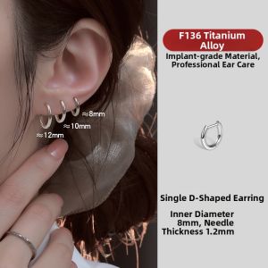 MIXIER | Implant Grade Titanium Straight Ear Pin Earrings