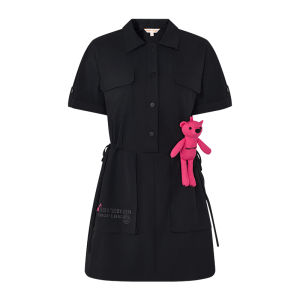 Fashionable Summer Waist Cinching Round Neck Dresses