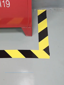 1 Roll Floor Safety Caution Warning Tape Floor Marking Tape 4.8 cm *20 meters
