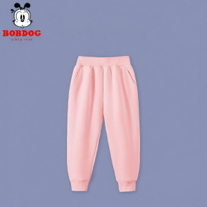 Bobdog | Thin Spring Autumn Kids Trousers Black