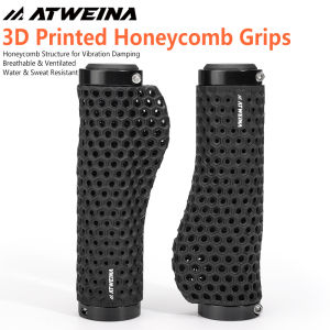 ATWEINA 3D-printed Mountain Bike Handlebar Grips MTB Anti-slip And Breathable Made Of PP+TPU Material