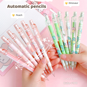 Cute Mechanical Pencil Automatic Pencils Black 0.5mm Primary Student School Stationery