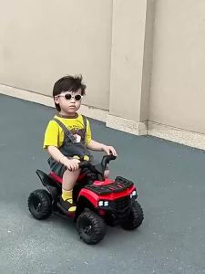 BONINGYU | Ridable Electric Kids Motorcycle Off-road Quad