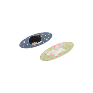 JNXS | Vintage Dot Star Decorative Hair Clip Duckbill Clip