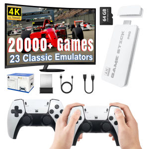 4K TV Game Stick M15 Video Game Console 64G Built in 20000 Games Wireless Controller Gamepad Retro Handheld Game Console