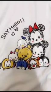 Baju Fam M1CK33Y FRIENDS Kaos Set Kembaran Keluarga Karakter Sumsum Lucu Oversized Bigsize Premium Katun